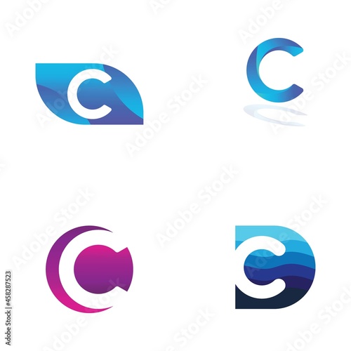 Fototapeta Naklejka Na Ścianę i Meble -  C Letter Logo Template