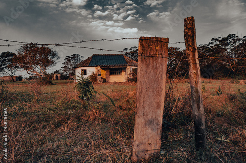 Abandoned farmhouse in South Africa