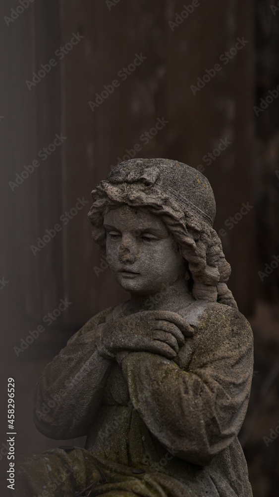 statue of angel statue of angel