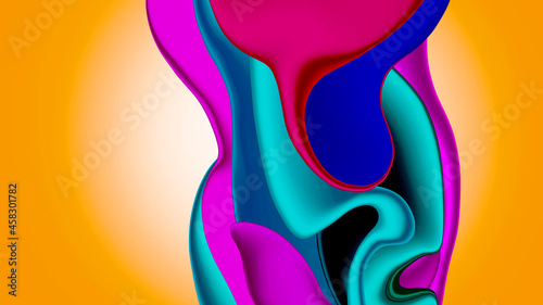Fototapeta Naklejka Na Ścianę i Meble -  Abstract modern shape and color design background, Gradient colorful abstract  background,