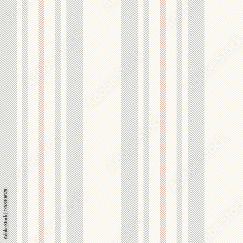 Stripe pattern herringbone in grey, beige, pink. Large wide seamless vertical stripes for mattress, pillow, blanket, duvet cover, pyjamas, other modern spring summer autumn winter design.