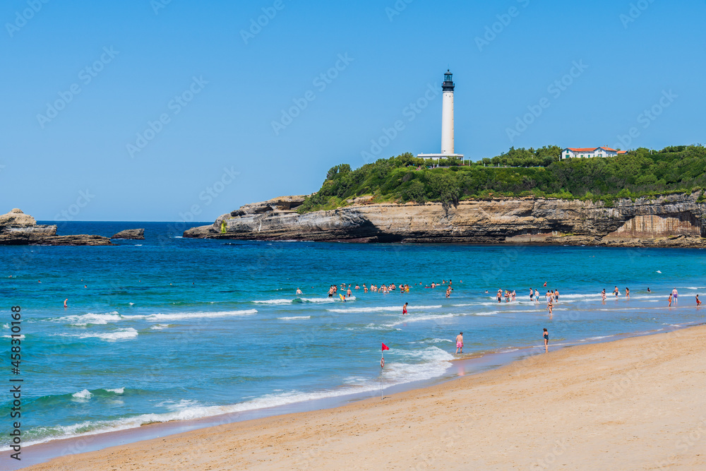 Cityscape of Biarritz (France, Europe)