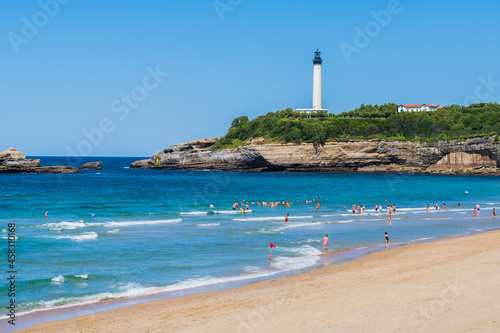 Cityscape of Biarritz (France, Europe)