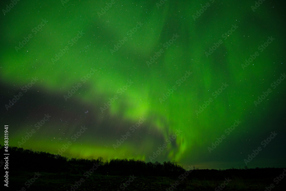 Aurora borealis, northen lights, sky, landscape, night sky, astro photography