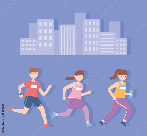 athletes people and city