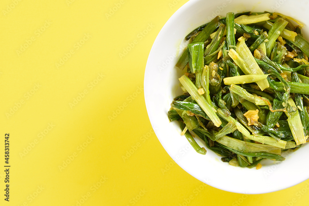 Indian style spring onion stir fry Indian style spring onion stir fry