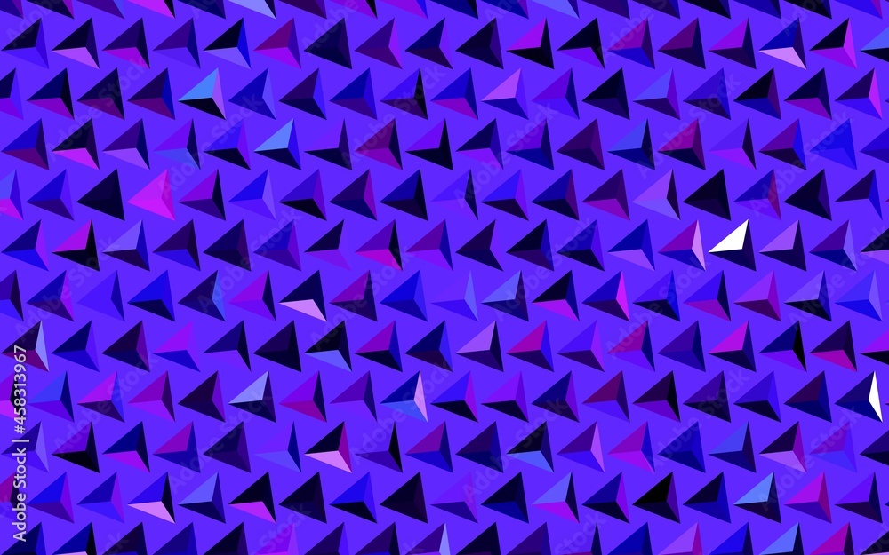 Dark Purple, Pink vector template with crystals, triangles. Dark Purple, Pink vector template with crystals, triangles.