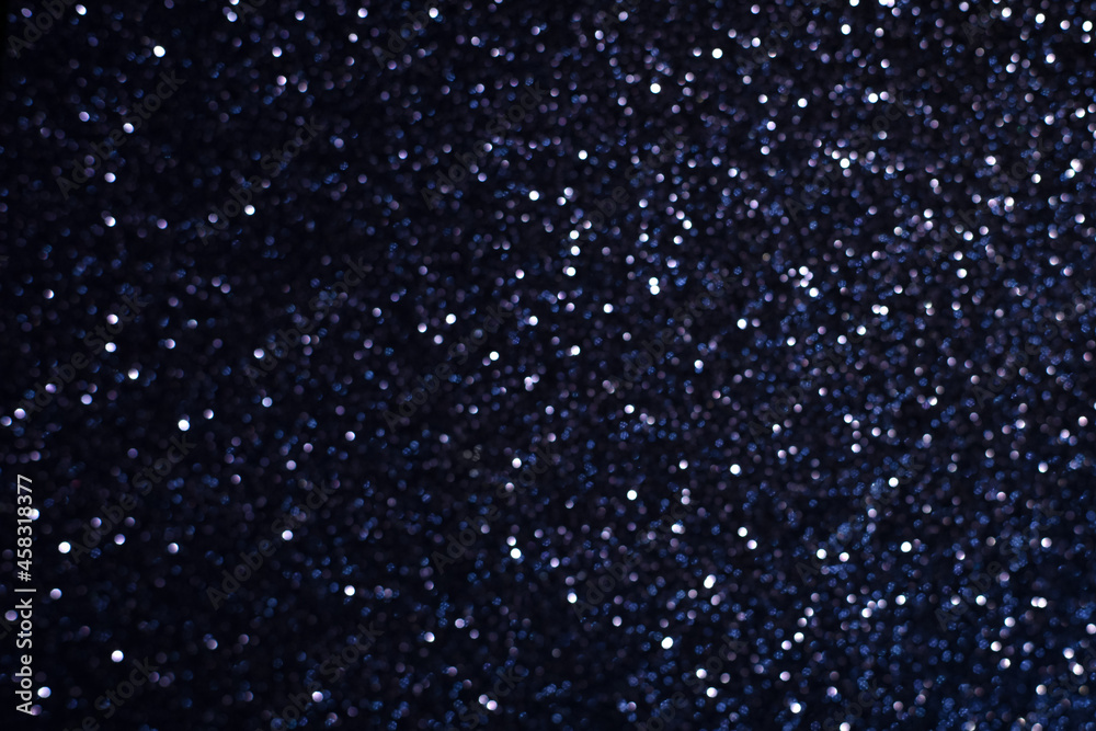 Obraz premium Blue bokeh background. Abstract blue circles bokeh.