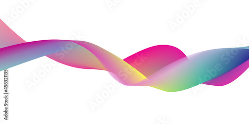 Line background. abstract colorful creative waves. gradient color modern design