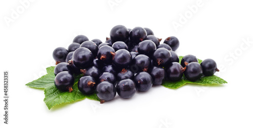 Group of black currants.