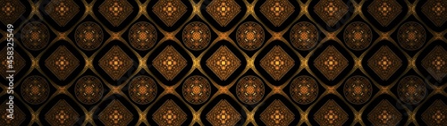 pattern with gold