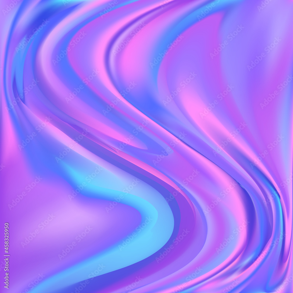 Fototapeta premium Holographic foil. Abstract wallpaper background. Hologram texture. Premium quality.