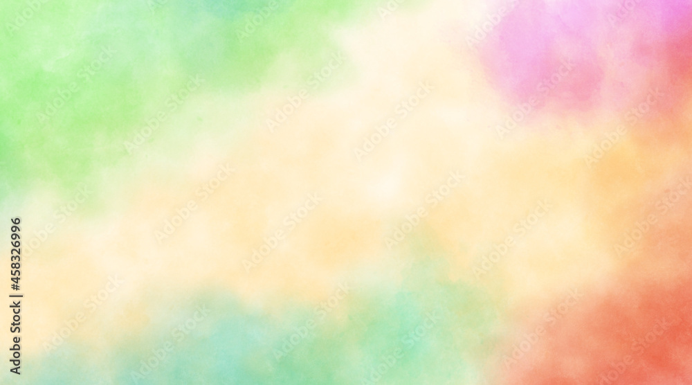 Abstract colorful watercolor background for web banner and flyer