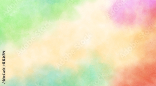 Abstract colorful watercolor background for web banner and flyer