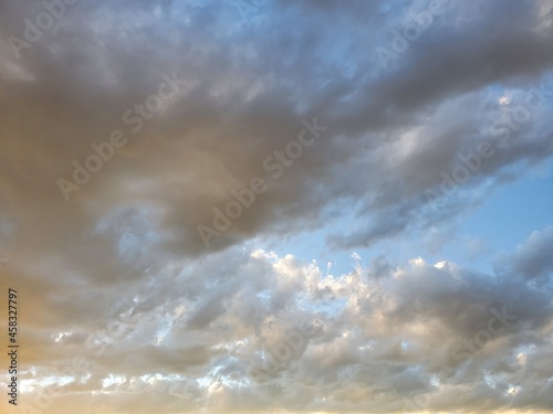 clouds over the sky