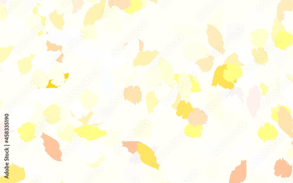 Light Orange vector backdrop with memphis shapes. Light Orange vector backdrop with memphis shapes.
