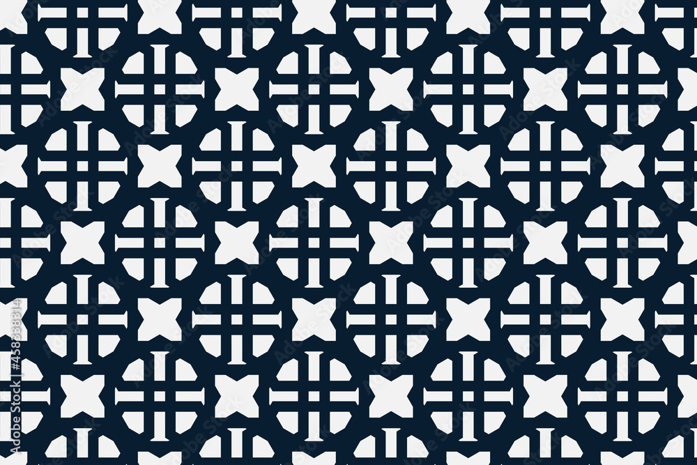 Abstract seamless geometric pattern design