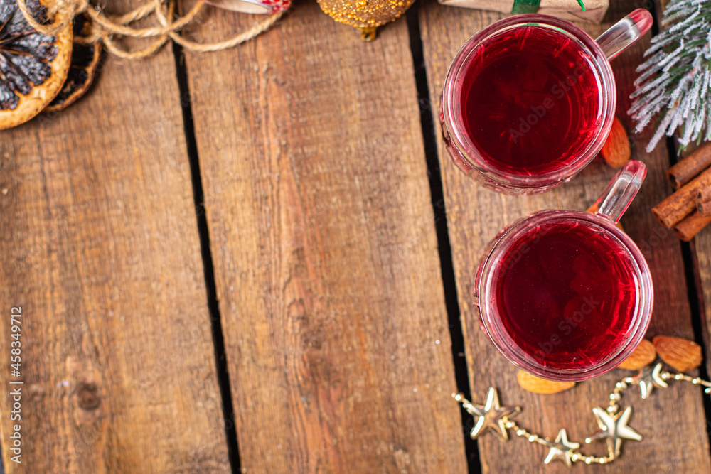 mulled wine christmas celebrate new year spice juice star anise, cinnamon cozy fresh hot warming drink sweet beverage meal on the table copy space food background rustic mulled wine christmas celebrate new year spice juice star anise, cinnamon cozy fresh hot warming drink sweet beverage meal on the table copy space food background rustic