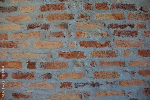 Rustic brick wall  large masonry panorama 