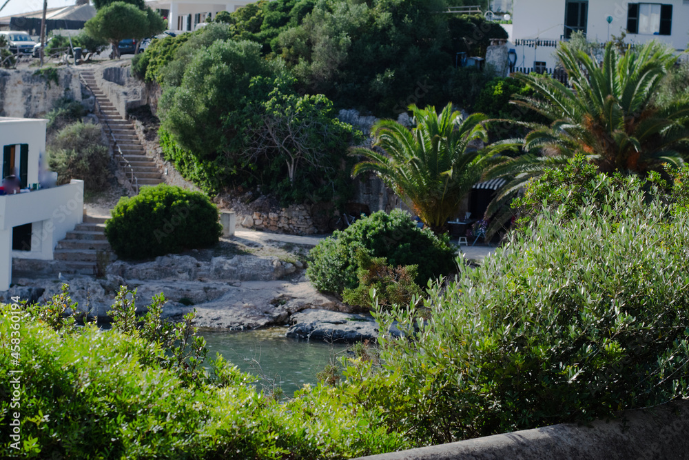 beautiful place on the coast of the island of Menorca