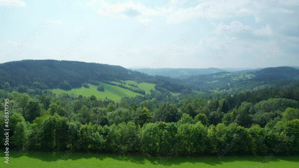 panoramic aerial view of beautiful Karkonosze (Krkonoše, Giant Mountains) mountains panoramic aerial view of beautiful Karkonosze (Krkonoše, Giant Mountains) mountains