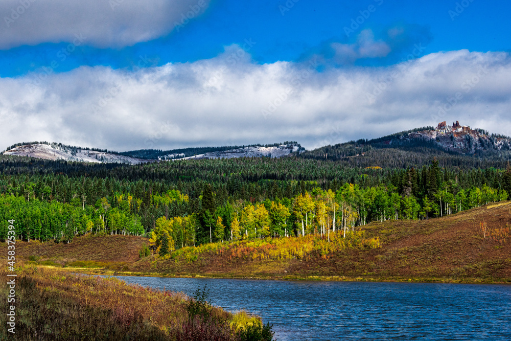 Autumn Colors Around Muddy Pass Lake in September