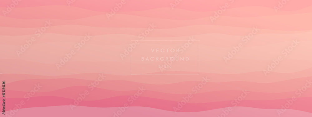 Fototapeta premium abstract waves fluid shape levels background bright color gradient. Trendy template for brochure business card landing page website. vector illustration eps 10