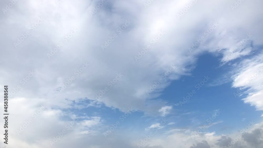 blue sky with clouds