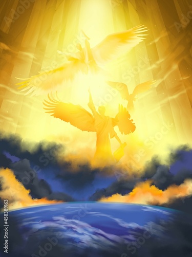 Three Angels Messages of Revelation 14 photo