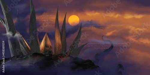 Fotografija Little horn antichrist of Daniel 7 prophecy