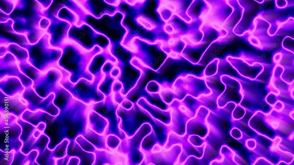 Purple Fractal Lines Loop Animation Purple Fractal Lines Loop Animation