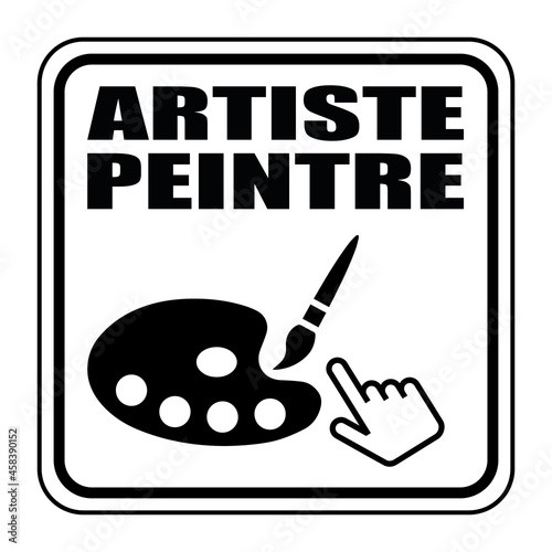 Logo artiste peintre.