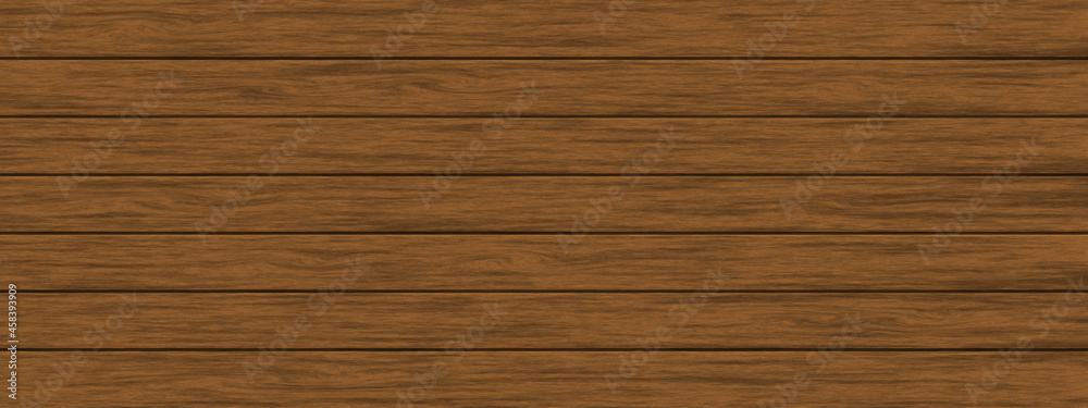 Wooden background and panorama of vintage brown wood wall pattern - obrazy, fototapety, plakaty 