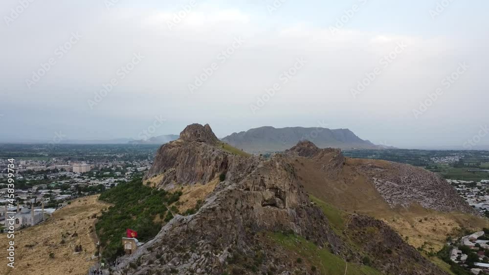 Landscape Of Kyrgyzstan. Osh. Mount Sulaiman-Too Landscape Of Kyrgyzstan. Osh. Mount Sulaiman-Too