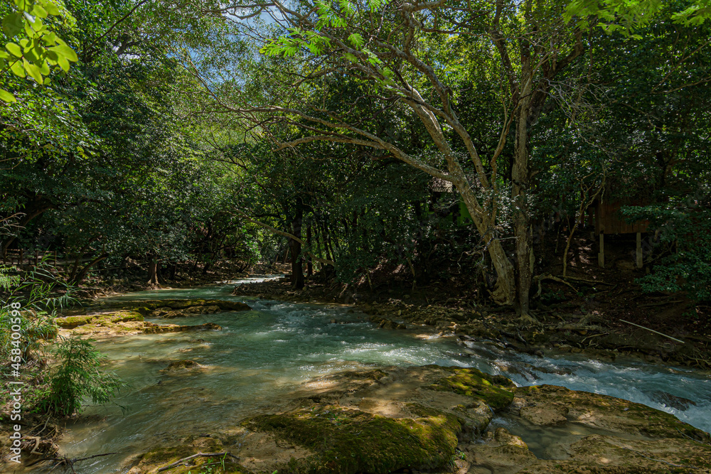Veil of the Bride waterfalls in Chiapas, Mexico Veil of the Bride waterfalls in Chiapas, Mexico