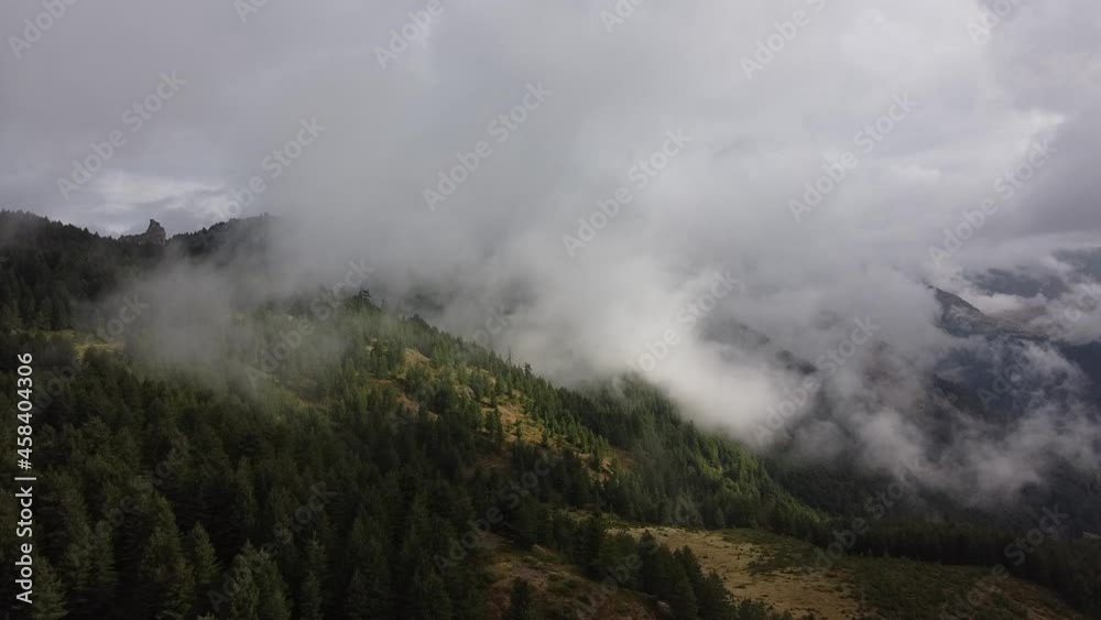 Albania. Balkans Mountains. Clouds.