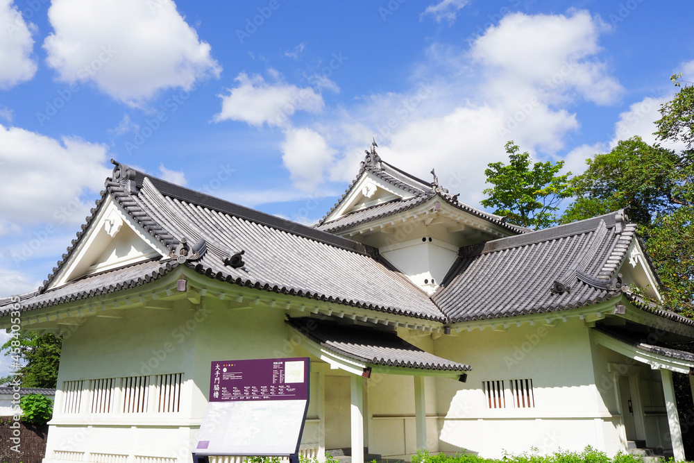 Fototapeta premium 仙台城 大手門脇櫓 宮城県仙台市