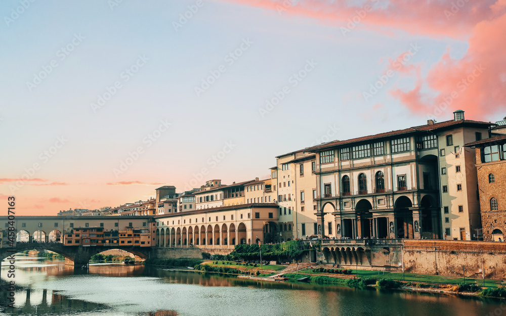 Rome Bridge, Italy, Rome, River, Pink Sky, Architecture, Sunset, Holiday, River, Europe, Cityscape