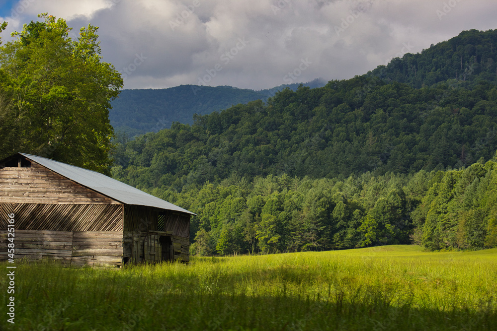 Barn in the Mountains