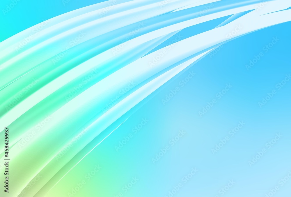 Naklejka premium Light Blue, Green vector colorful abstract texture.