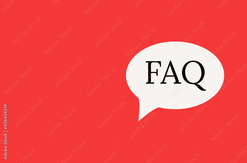 An illustration of speech bubble with text FAQ. Frequently asked questions concept. An illustration of speech bubble with text FAQ. Frequently asked questions concept.