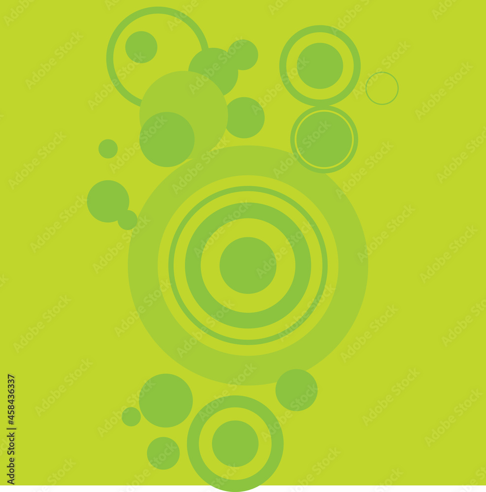 abstract background with circles vector design