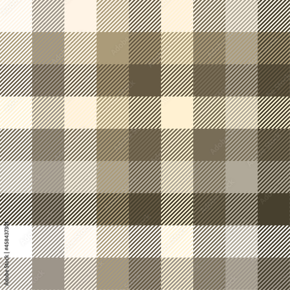 Seamless plaid check pattern in taupe, tan, beige and white. Seamless plaid check pattern in taupe, tan, beige and white.