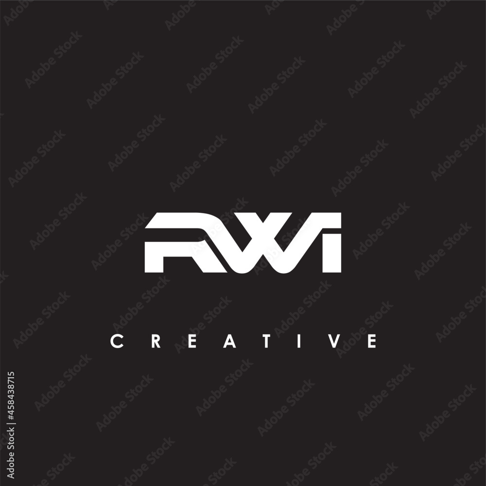 RWI Letter Initial Logo Design Template Vector Illustration RWI Letter Initial Logo Design Template Vector Illustration