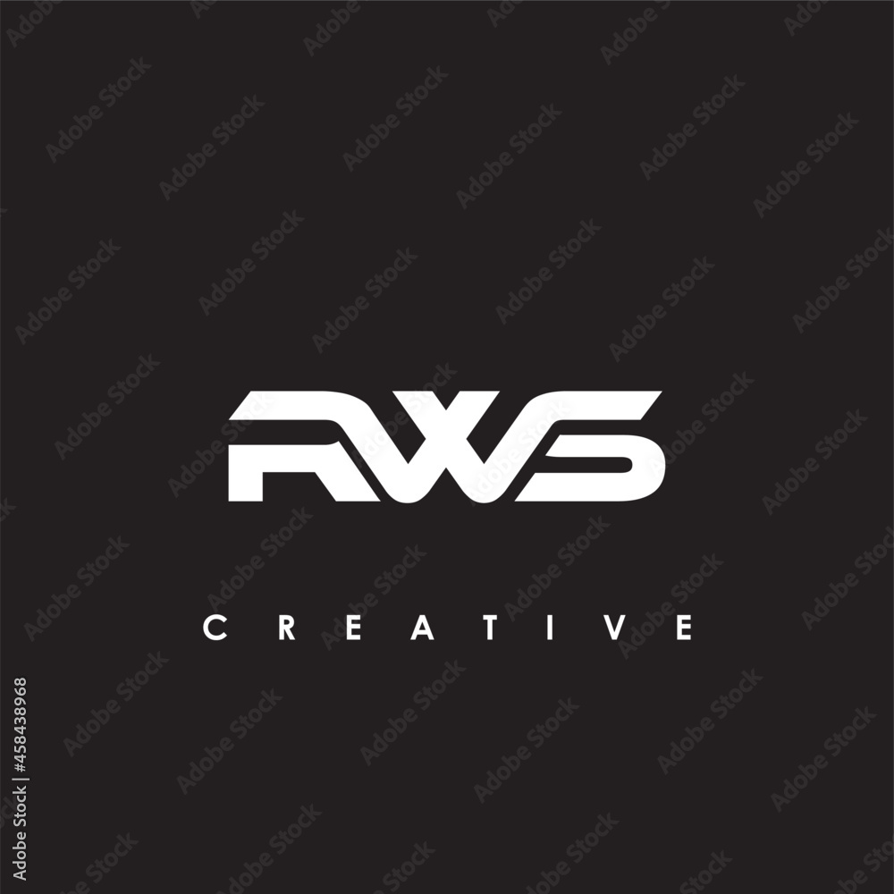 RWS Letter Initial Logo Design Template Vector Illustration RWS Letter Initial Logo Design Template Vector Illustration