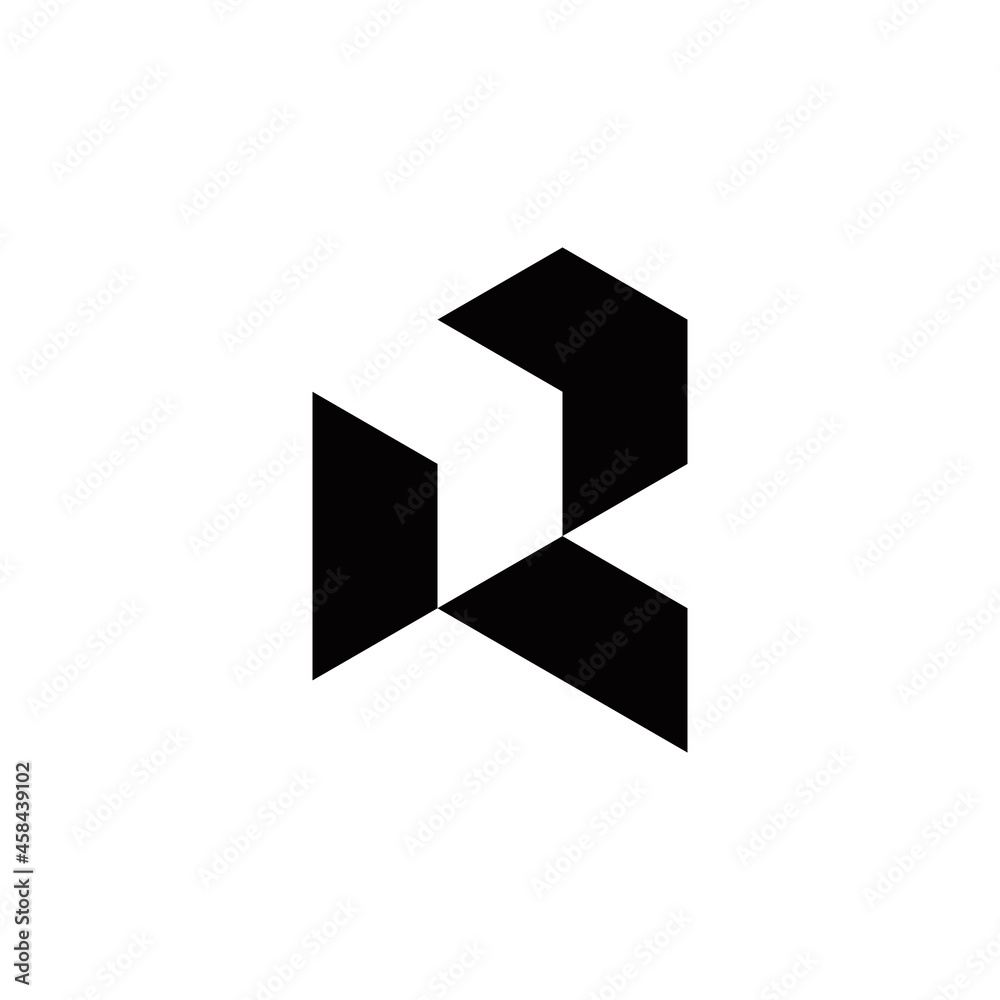 r initial logo design vector template r initial logo design vector template
