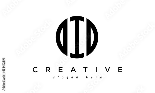 Letter OIO creative circle logo design vector	 photo