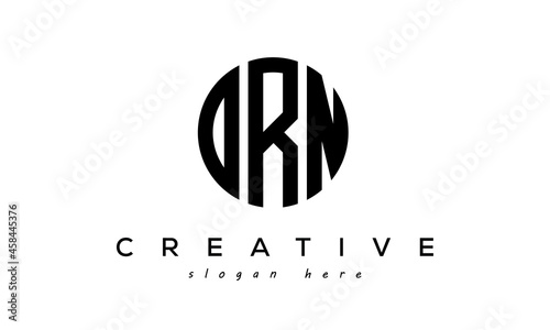 Letter ORN creative circle logo design vector	