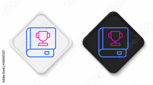 Wallpaper Mural Line Book icon isolated on white background. Colorful outline concept. Vector Torontodigital.ca