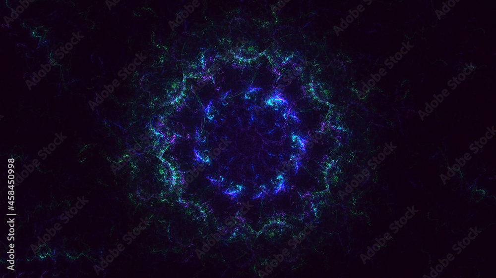 3D rendering abstract round light background 3D rendering abstract round light background